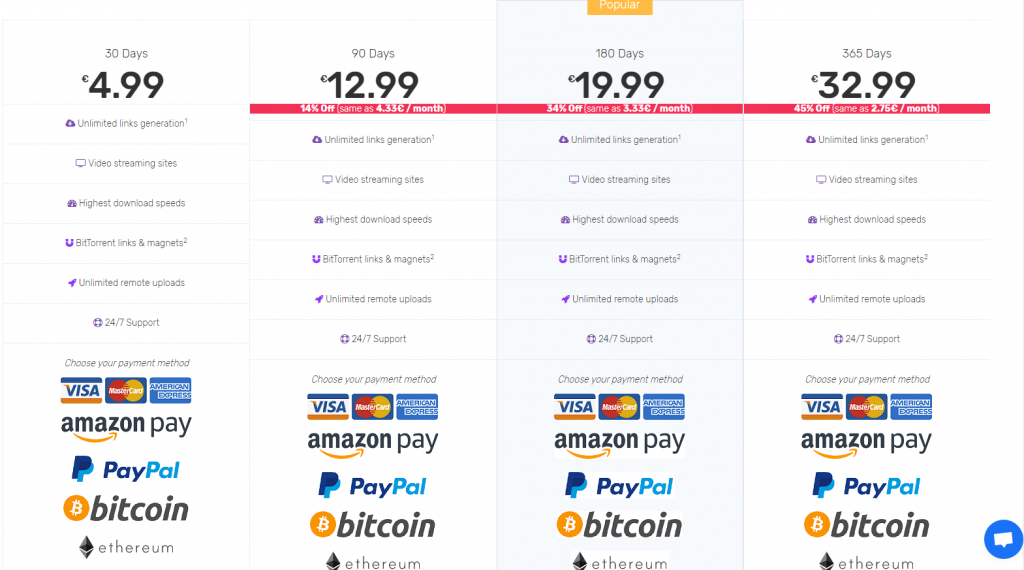 deepbrid premium plans